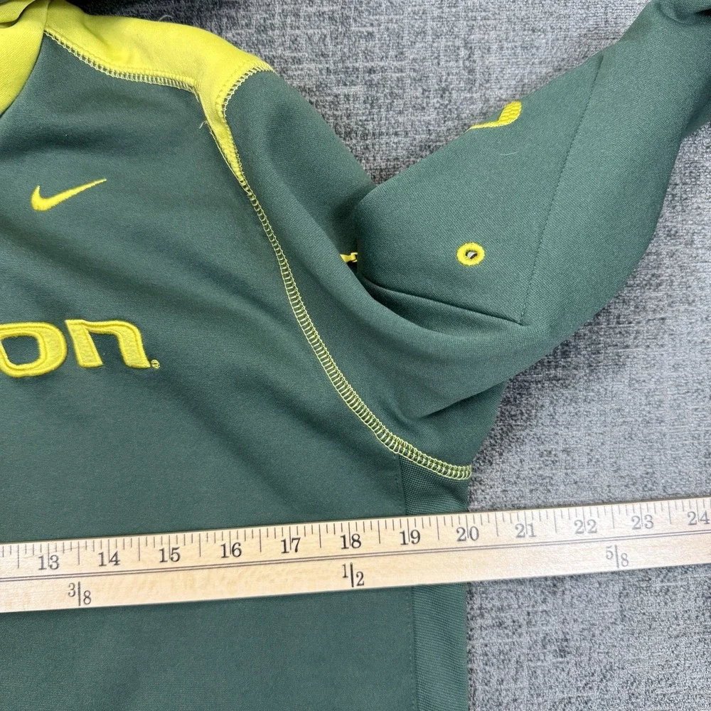 Nike Oregon Ducks Hoodie Sweatshirt Youth Boys Medium‎ Green Y2K Pullover